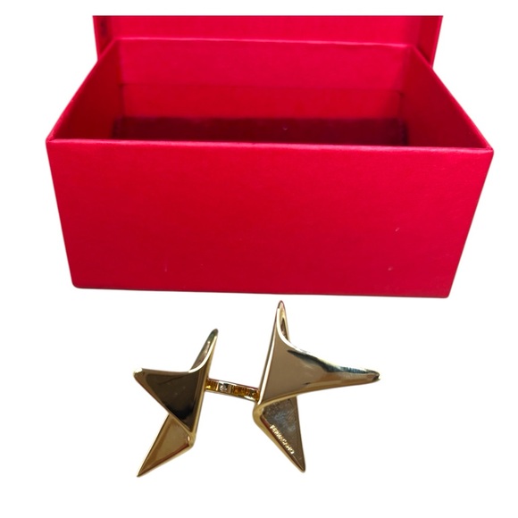 Ferragamo Half Star Gold Ring - Picture 6 of 8